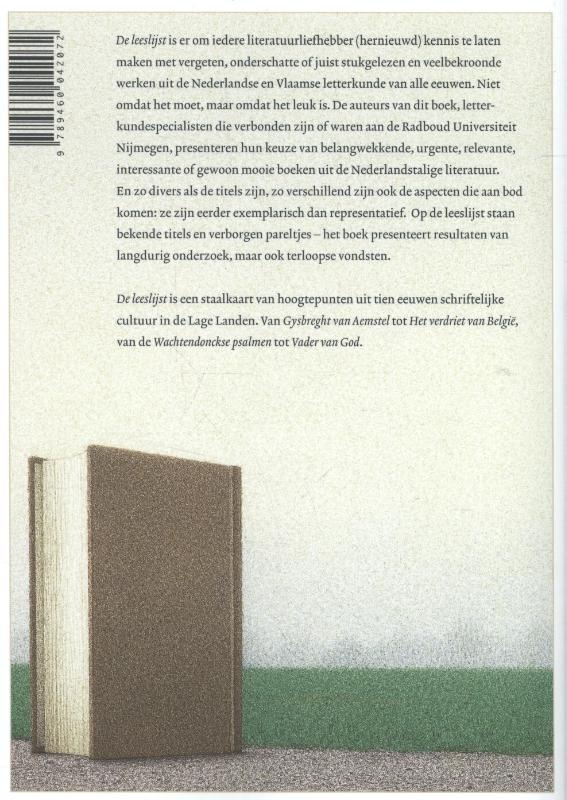 De leeslijst achterkant