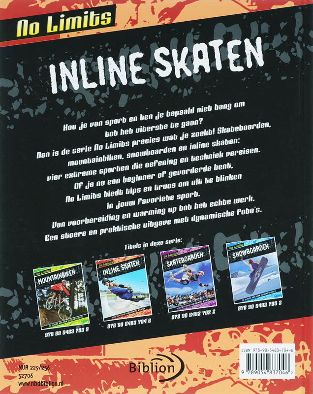 Inline skaten / No Limits achterkant