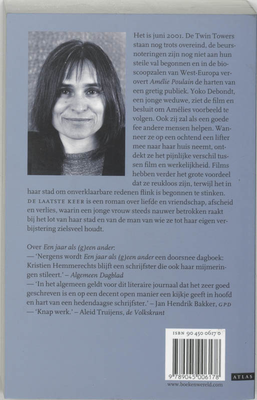 De laatste keer achterkant