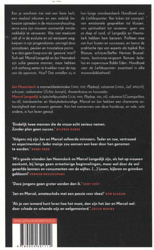 Handboek voor de liefdespanter achterkant