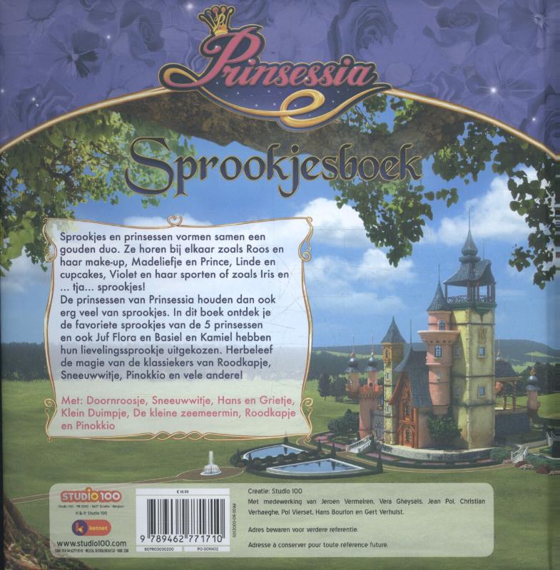 Sprookjesboek / Princessia achterkant