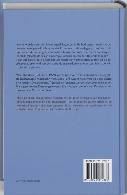 Het leven is elders achterkant