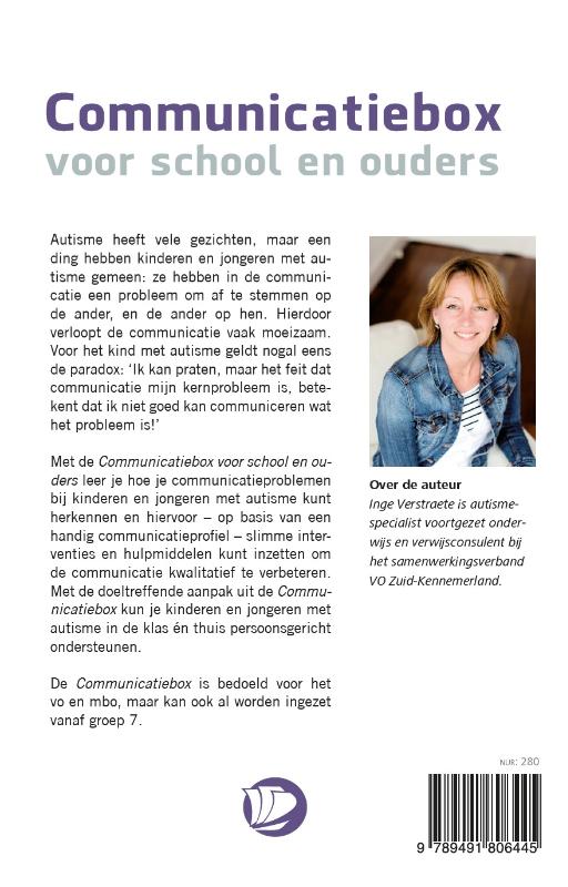 Communicatiebox voor school en ouders achterkant