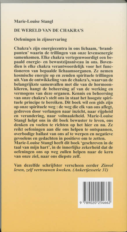 De wereld van de chakra's achterkant