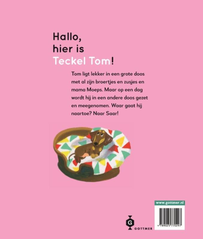 Hallo Teckel Tom / Teckel Tom achterkant