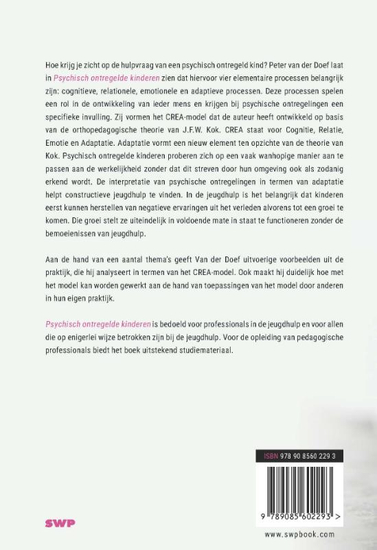 Psychisch ontregelde kinderen achterkant