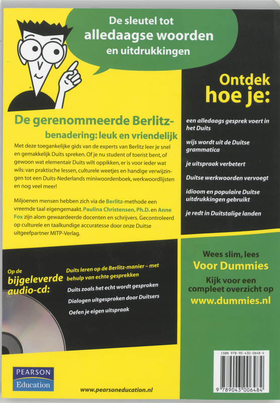 Duits voor Dummies / Voor Dummies achterkant