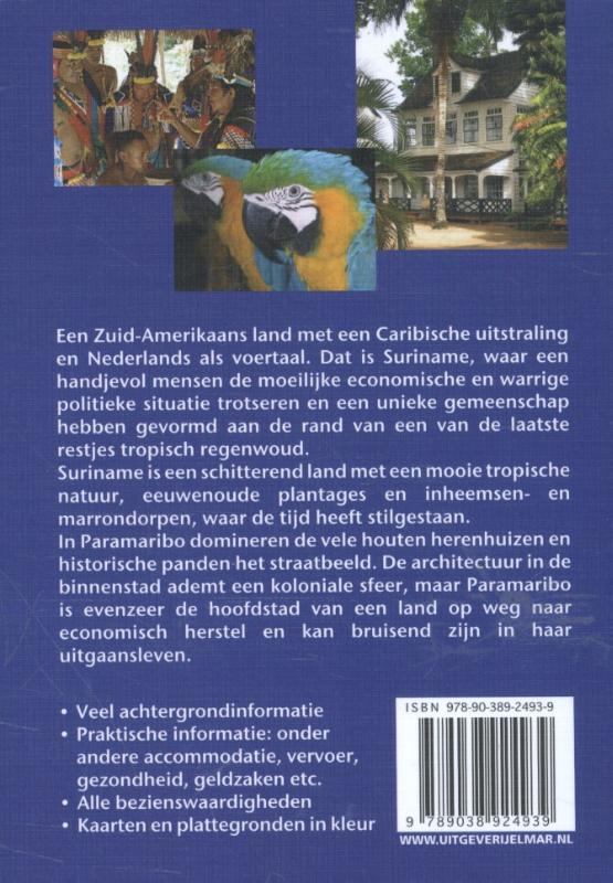 Reishandboek Suriname achterkant