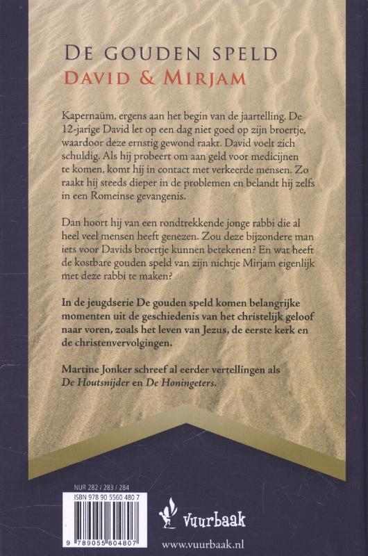 De gouden speld 1 - David en Mirjam achterkant