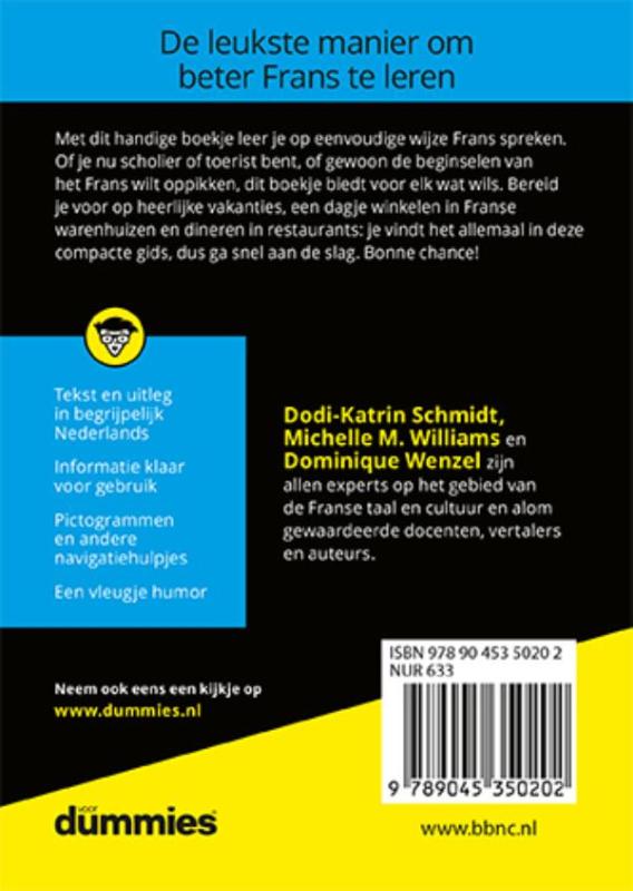 De kleine Frans voor Dummies / Voor Dummies achterkant
