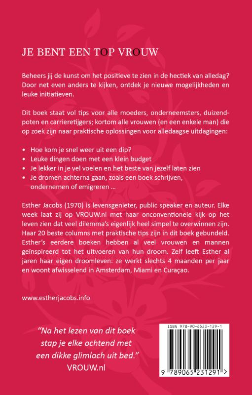 Jij bent een top vrouw achterkant