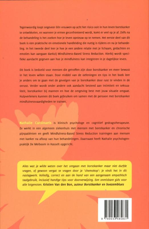 Mindfulness bij borstkanker achterkant