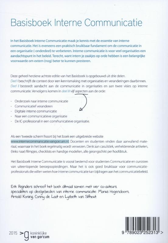 Basisboek interne communicatie achterkant