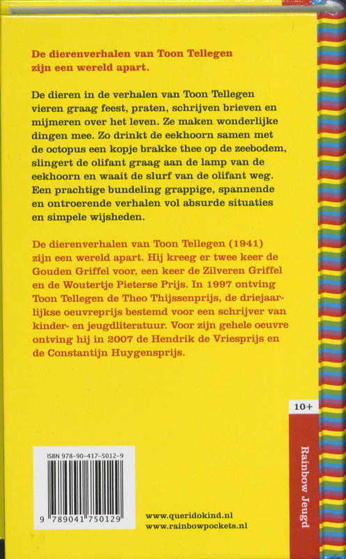 Bijna iedereen kon omvallen / Rainbow Jeugd / 3 achterkant