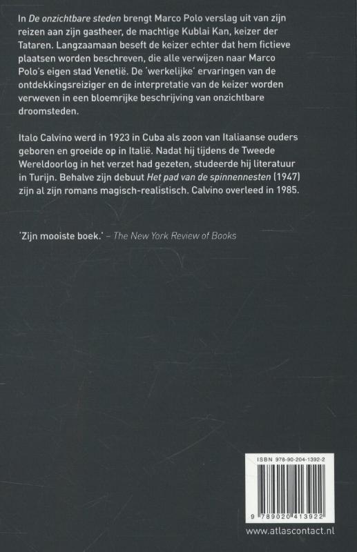 LJ Veen Klassiek - De onzichtbare steden achterkant