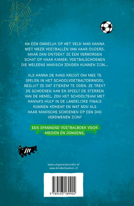 Hanna Panna en de magische voetbalschoenen achterkant