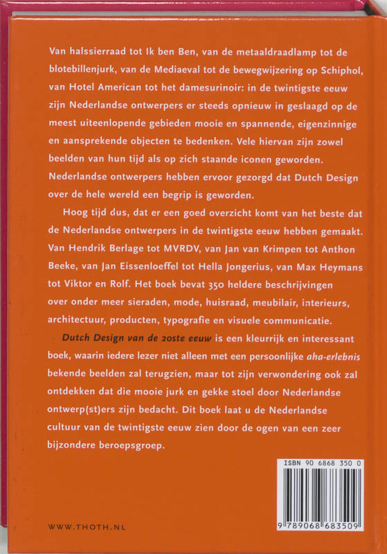 Dutch Design 20E Eeuw achterkant