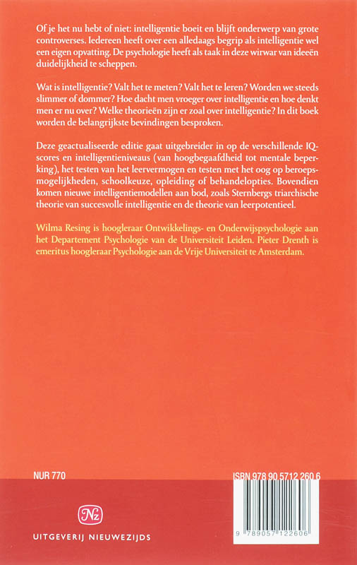 Intelligentie achterkant