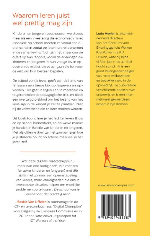 De school van je leven achterkant