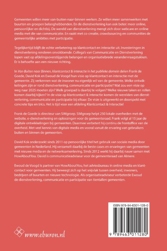 Van buiten naar binnen achterkant