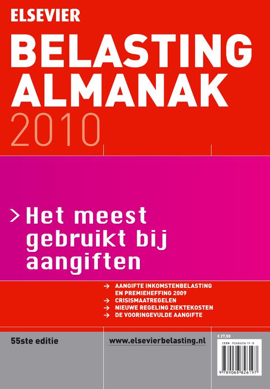 Elsevier Belasting Almanak 2010