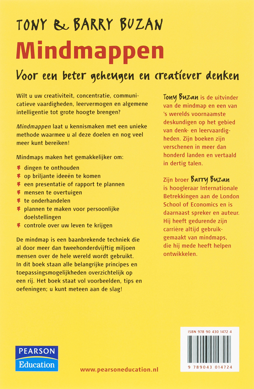 Mindmappen achterkant