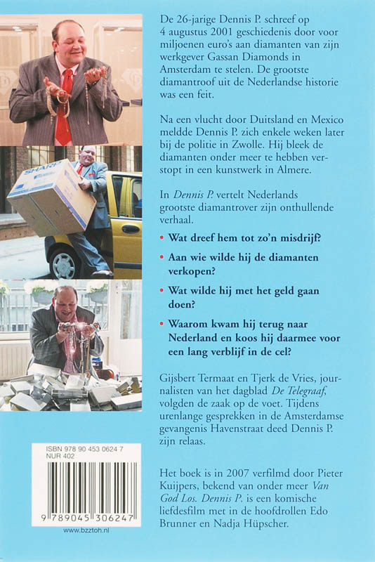 Dennis P. aan de haal achterkant