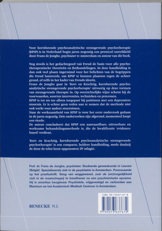 Kort en krachtig achterkant