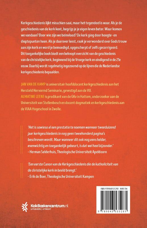 Kerkgeschiedenis voor iedereen achterkant