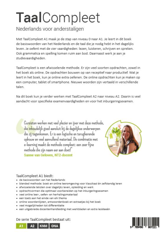 A1 / TaalCompleet achterkant