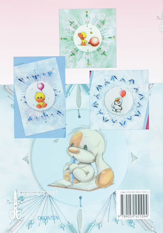 Borduren Rond Medaillons achterkant