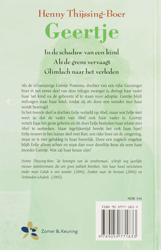 Geertje Trilogie achterkant