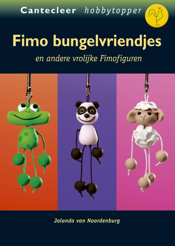 Fimo bungelvriendjes / Cantecleer hobbytopper