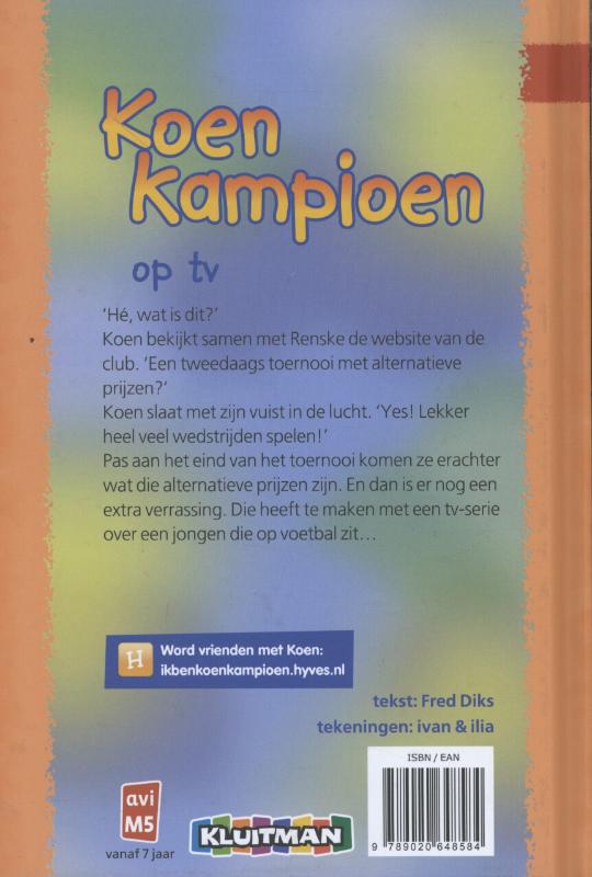 Koen Kampioen op tv / Koen Kampioen achterkant
