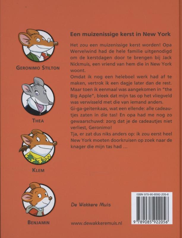 Een muizenissige kerst in New York / Geronimo Stilton / 56 achterkant