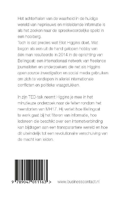 Op zoek naar de waarheid achterkant