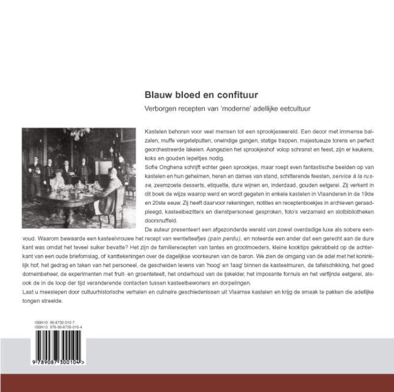 Blauw Bloed En Confituur achterkant