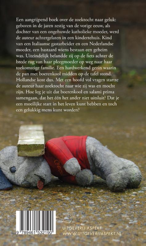 Boerenkool met salami achterkant