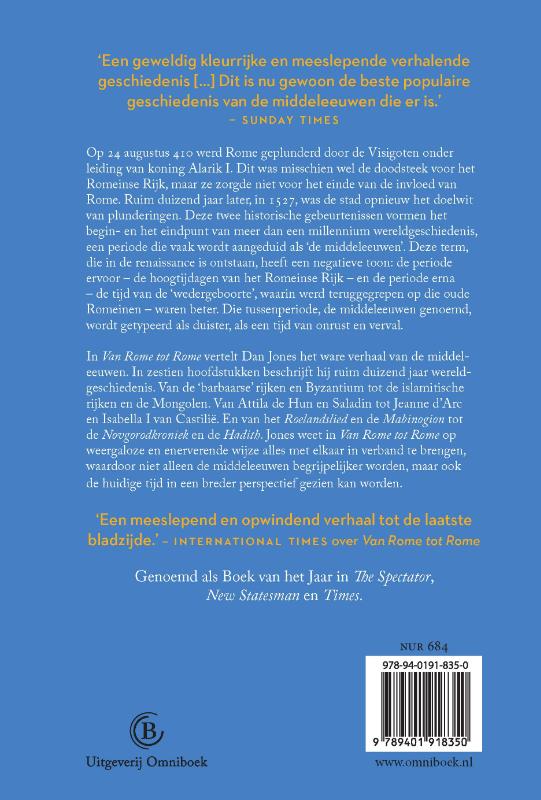 Van Rome tot Rome achterkant