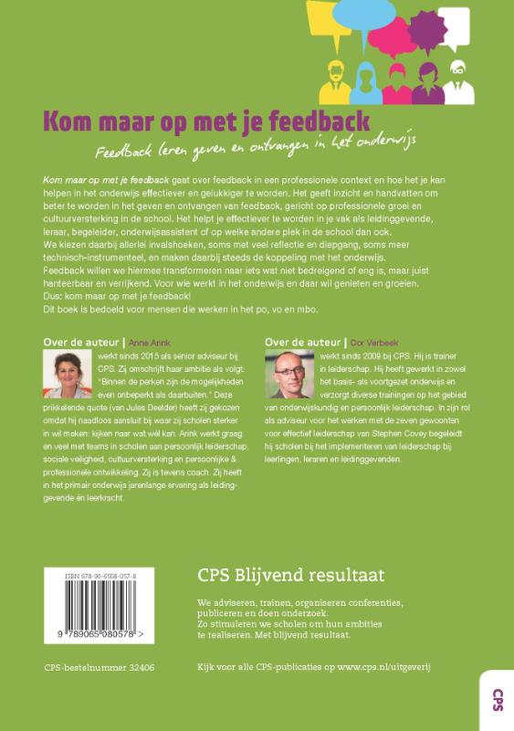 Kom maar op met je feedback achterkant