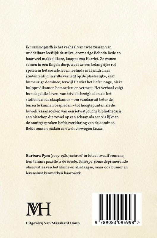 Een tamme gazelle achterkant