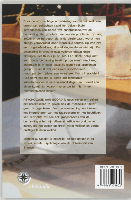 Psychologie aan boord achterkant