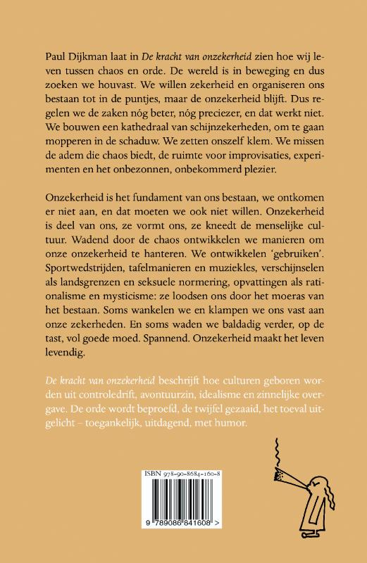 De kracht van onzekerheid achterkant