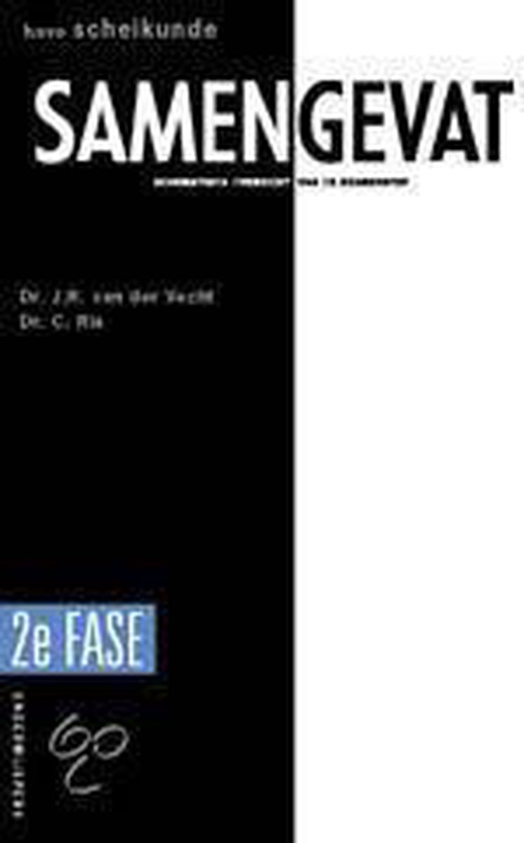 Samengevat havo Scheikunde 2e fase / druk 1