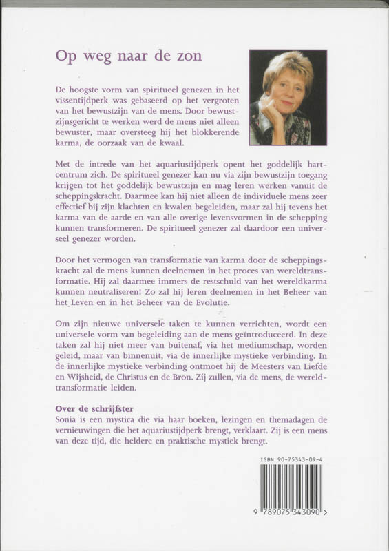 Op Weg Naar De Zon Weg Naar Hoger Geneze achterkant