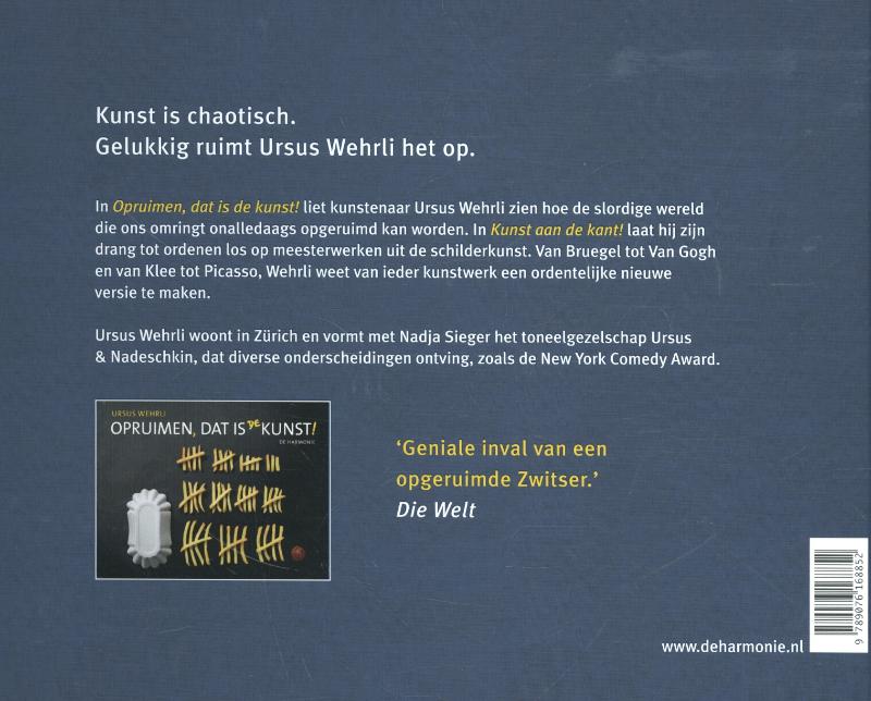 Kunst aan de kant achterkant