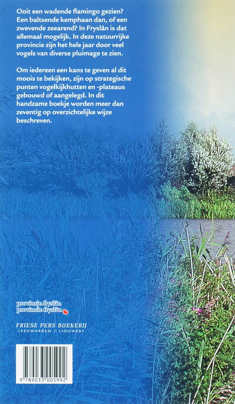 Vogelkijkhutten In Fryslan achterkant