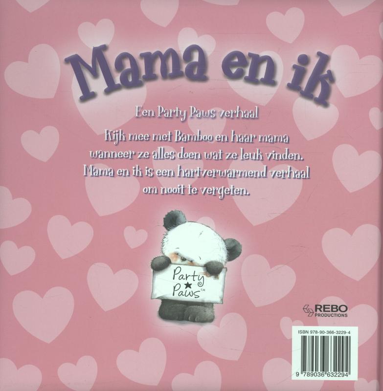 Mama en ik achterkant
