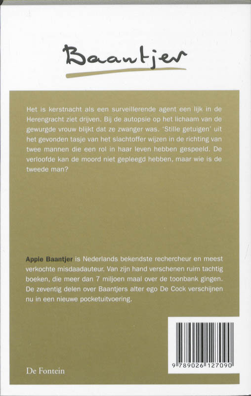 De Cock En Het Lijk In De Kerstnacht achterkant