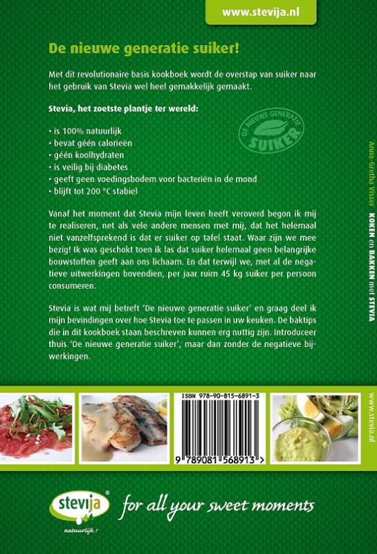 Koken & Bakken met Stevia achterkant